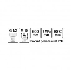 71849 FALA Racord flexibil F/M 1/2" M10x1 (50..